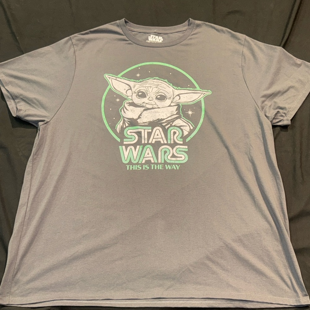 Star Wars Charcoal Tee with Iconic Logo